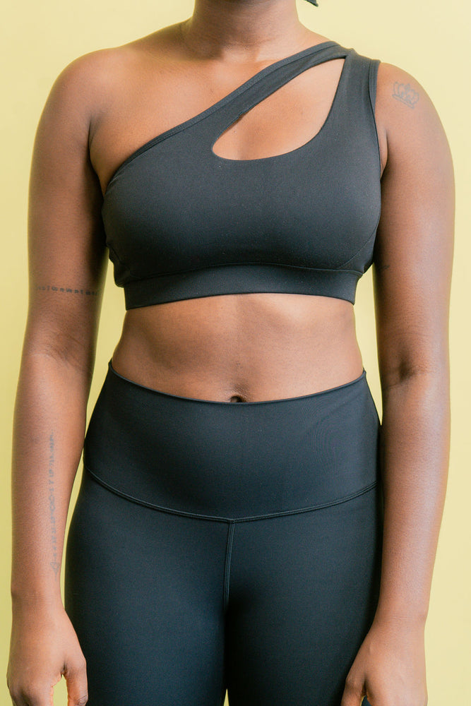 
            
                Load image into Gallery viewer, One Shoulder Sports Bra
            
        